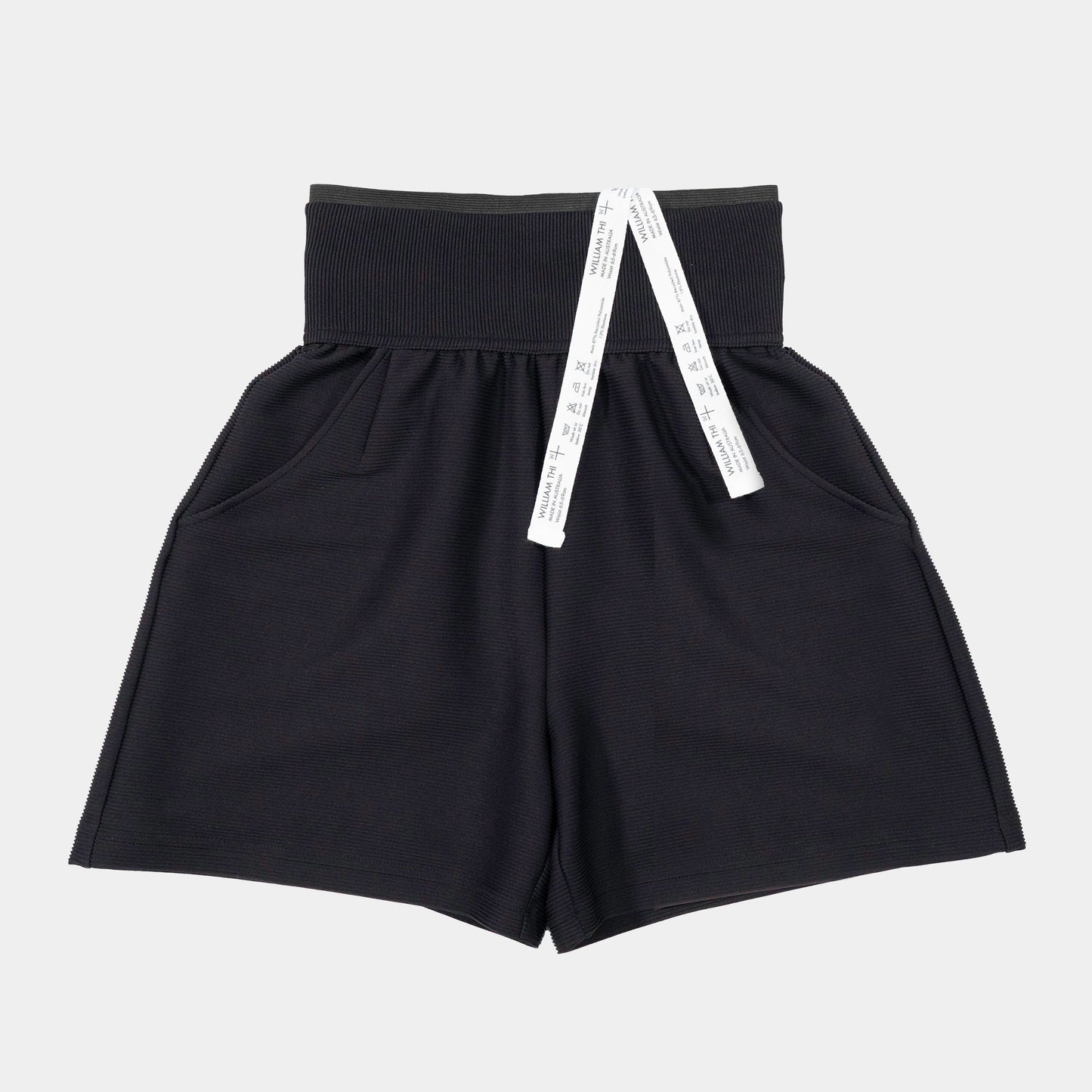 The Ribbed High Waist Shorts